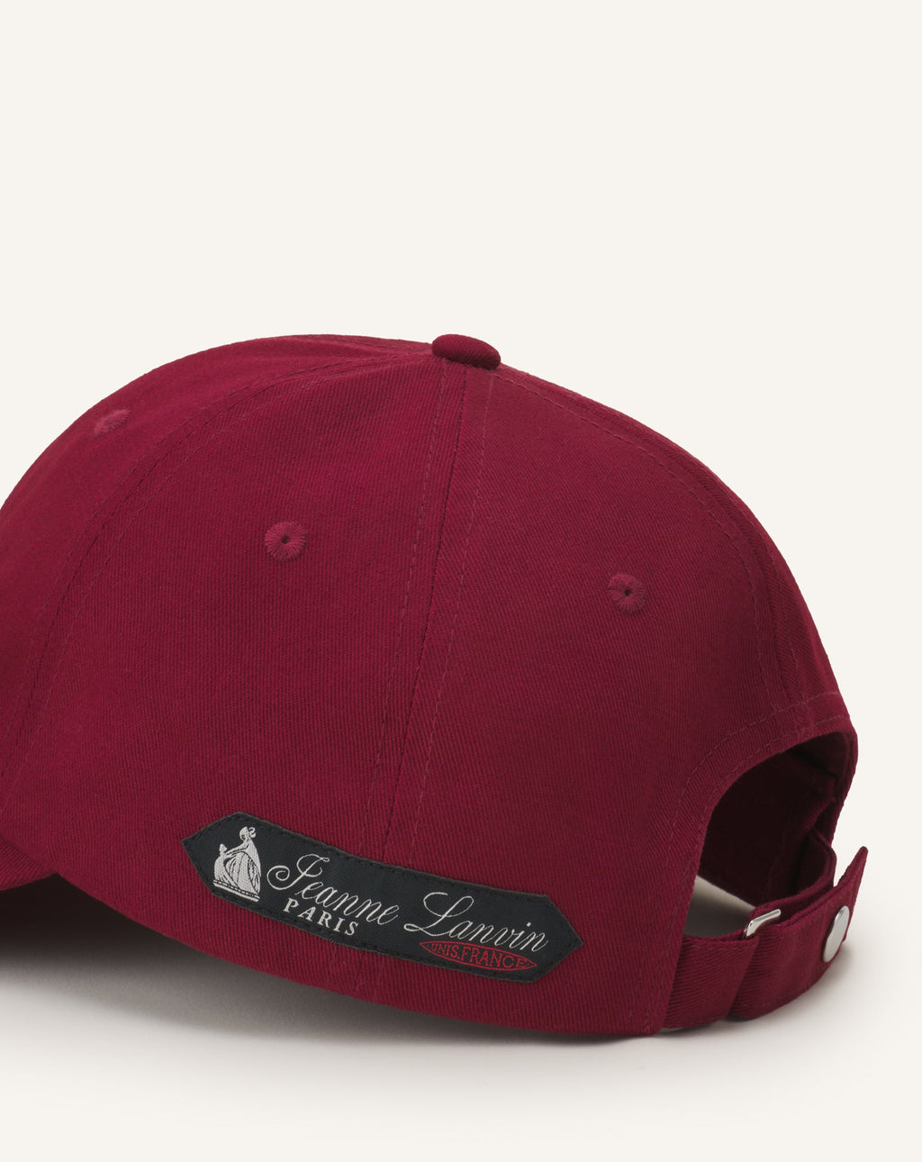 LANVIN SIGNATURE COTTON CAP