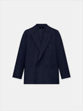 MA DOUBLE-BREASTED BLAZER - Dark Blue