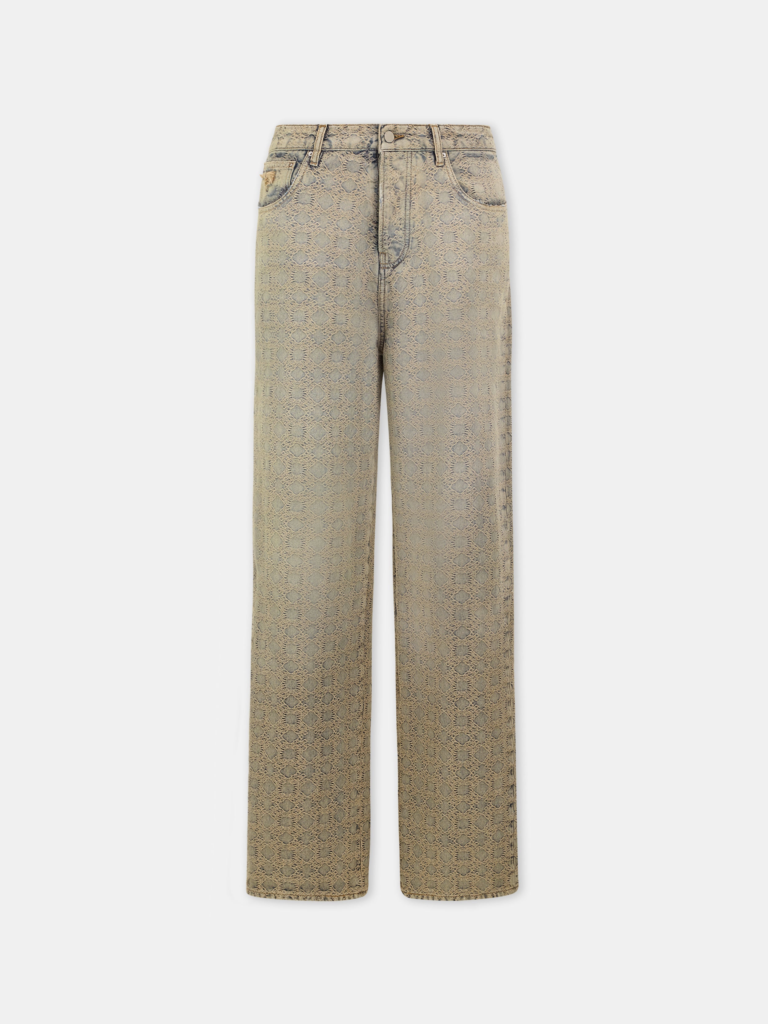 MA QUAD JACQUARD BAGGY JEAN - Multi