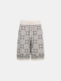 MA QUAD CHECK MESH KNIT SHORT - Alabaster