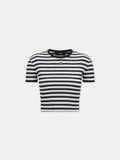 WOMEN - WOMEN'S MA STRIPED TEE - White