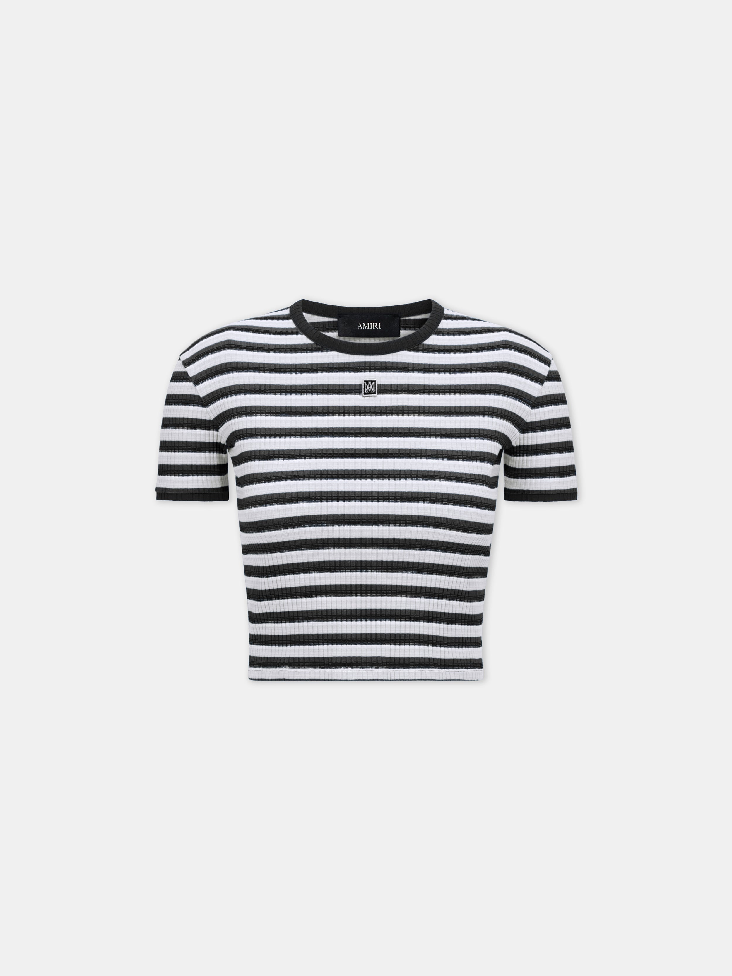 WOMEN - WOMEN'S MA STRIPED TEE - White