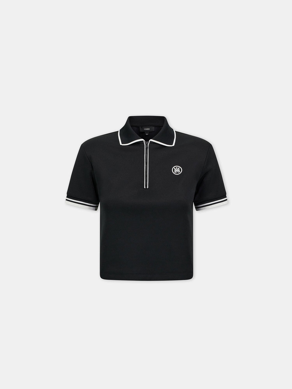 WOMEN - WOMEN'S MA ZIP POLO - Black