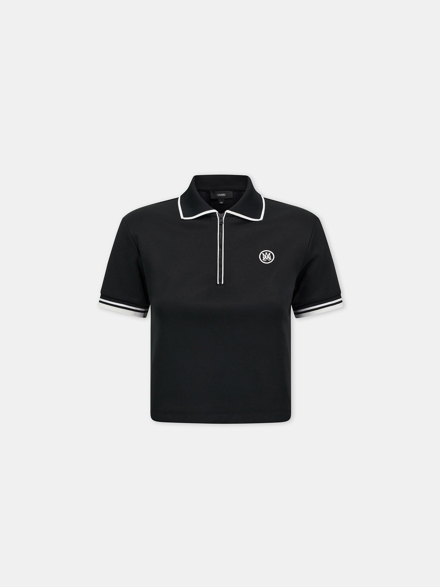 WOMEN - WOMEN'S MA ZIP POLO - Black
