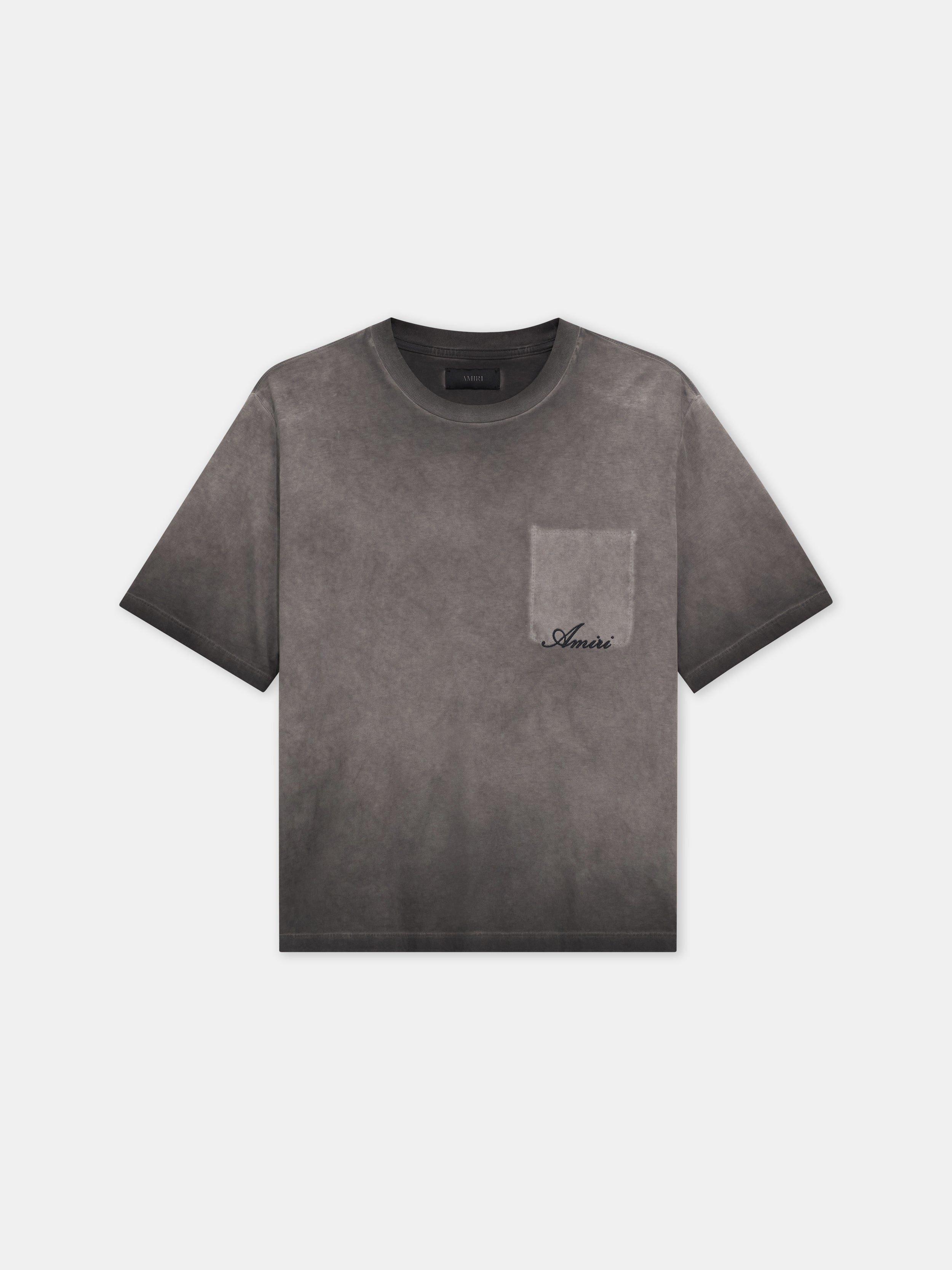 FADED POCKET BOX TEE - Black