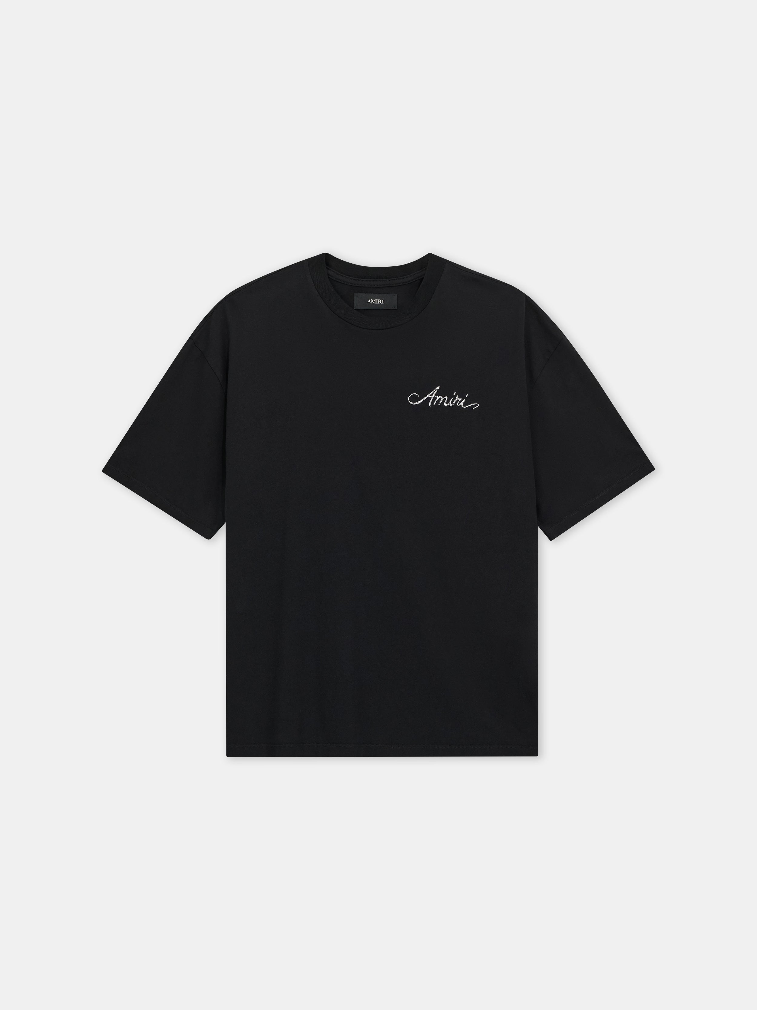 MA QUAD CHECKERBOARD OVERSIZED TEE - Black