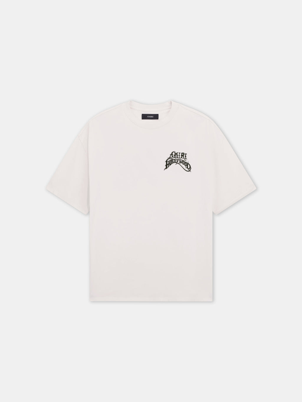 AMIRI HOLLYWOOD LIGHTWEIGHT JERSEY SKATE TEE - Ivory