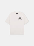 AMIRI HOLLYWOOD LIGHTWEIGHT JERSEY SKATE TEE - Ivory