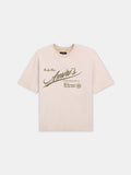 AMIRI QUALITY GOODS OVERSIZED TEE - Alabaster