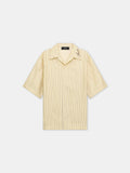 AMIRI SCRIPT BOWLING SHIRT - Sherbet Yellow