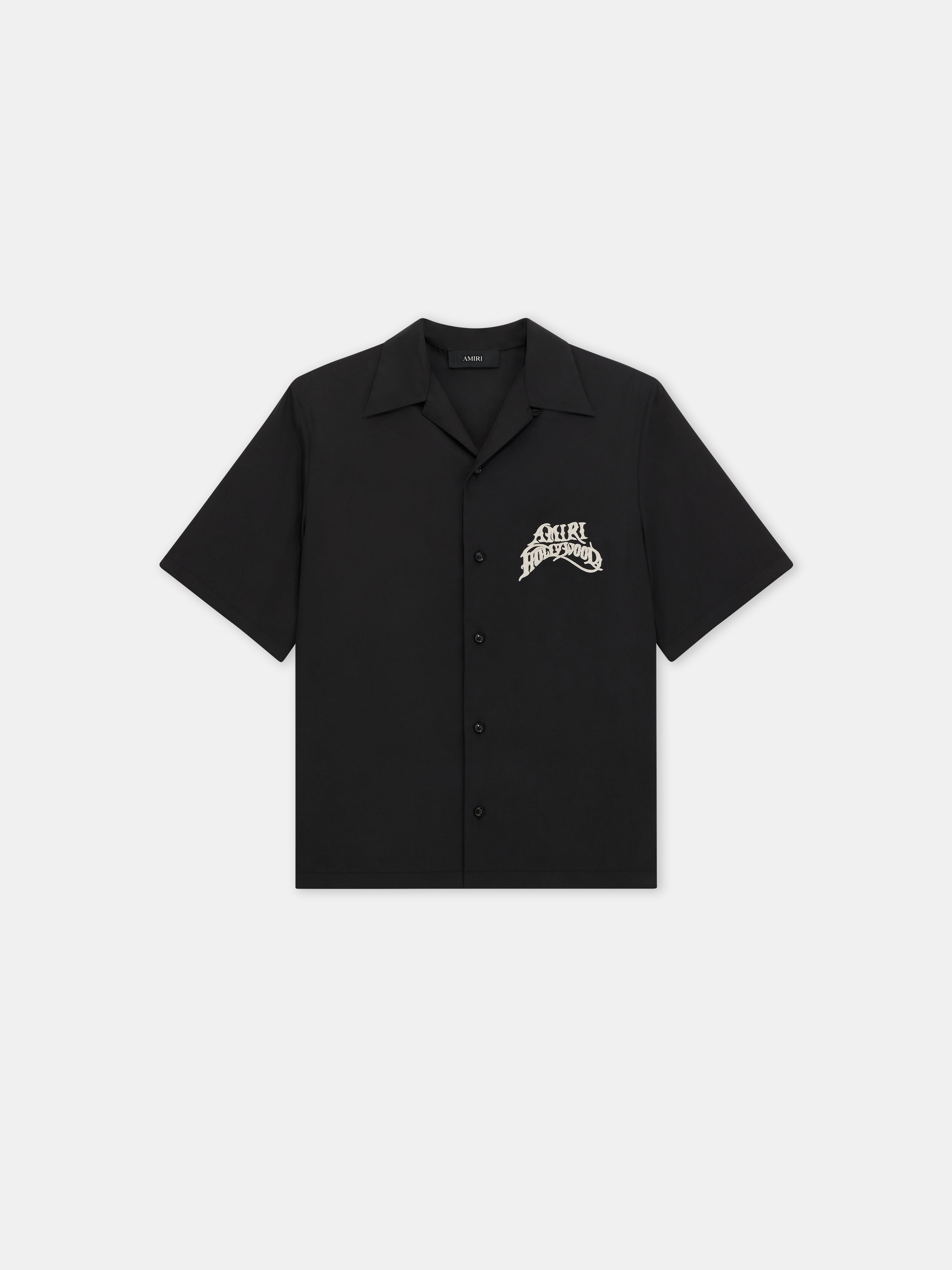 AMIRI HOLLYWOOD CAMP SHIRT - Black