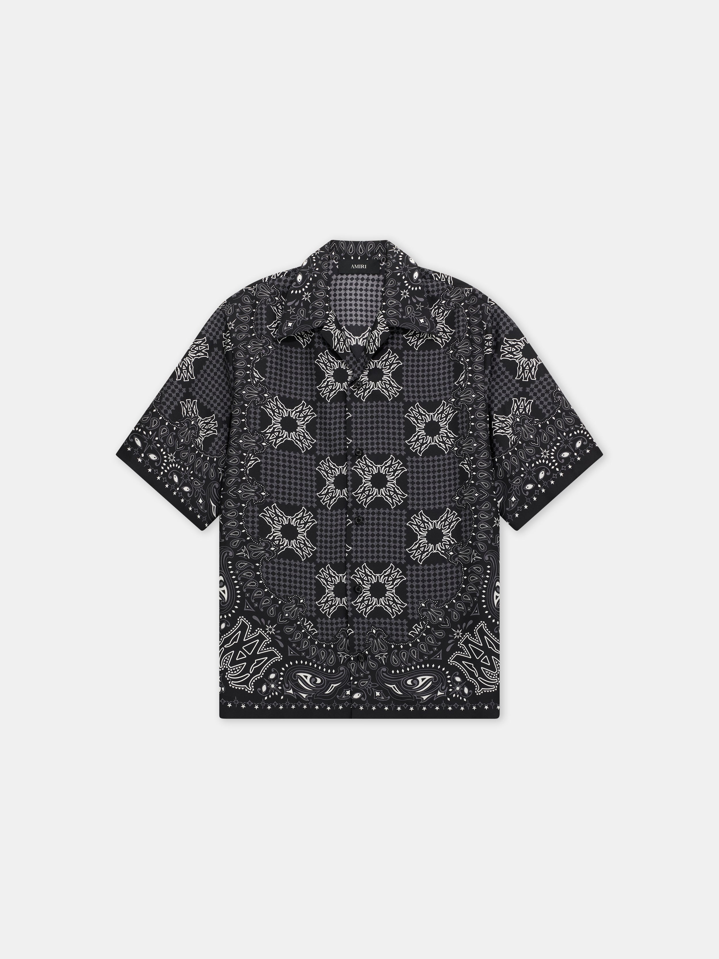 MA CHECK CAMP SHIRT - Black