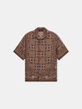 MA CHECK CAMP SHIRT - Tobacco