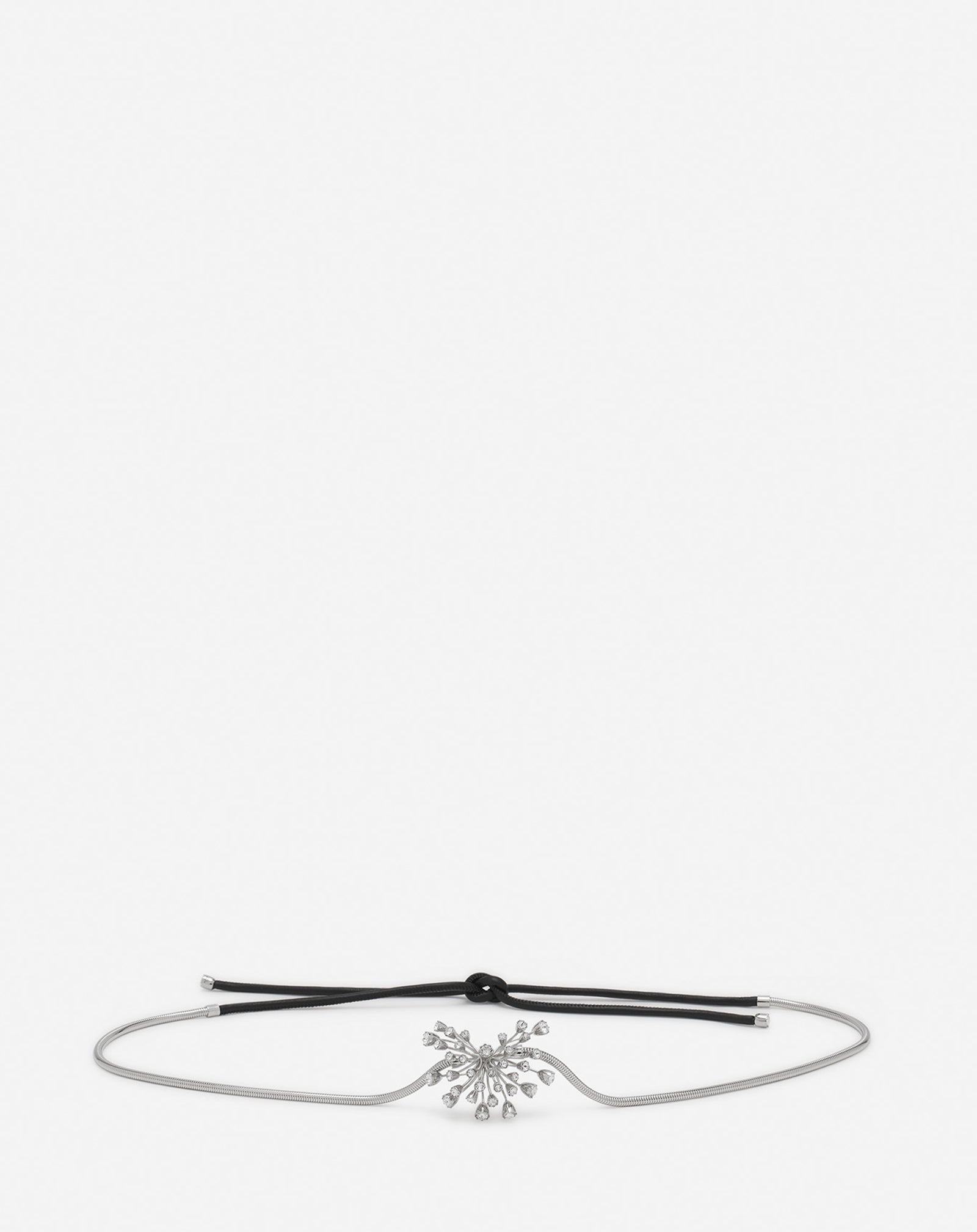 TRAVIATA BY LANVIN BRASS AND LEATHER BELT