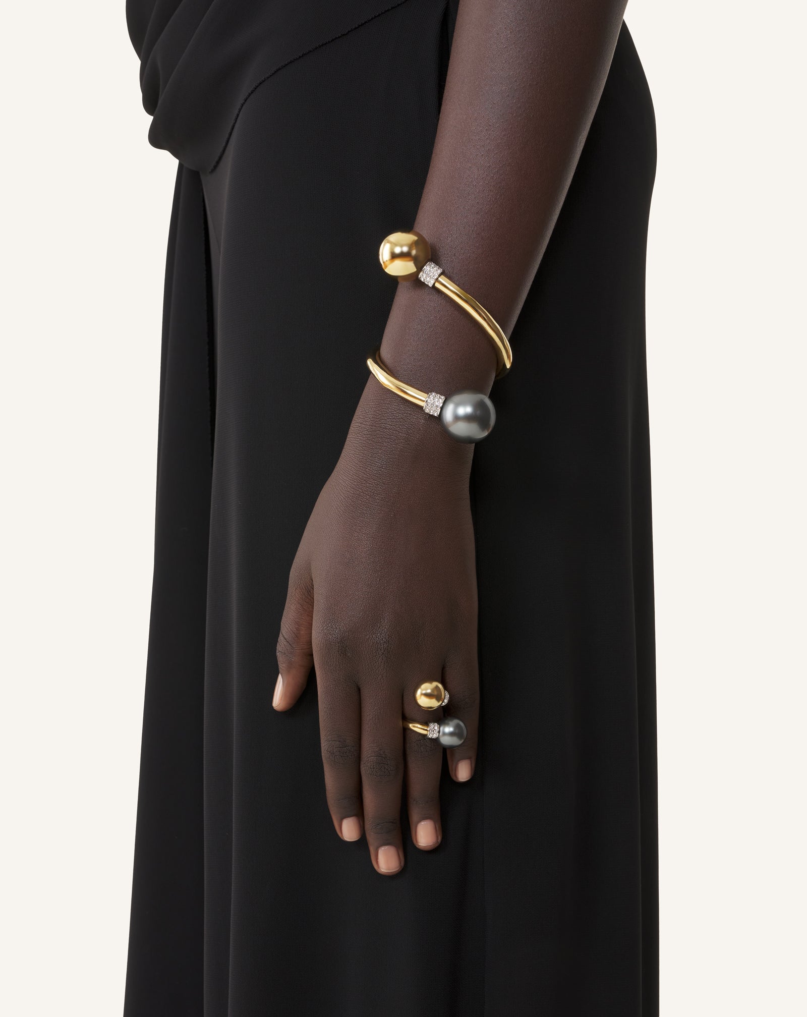 LES PERLES BY LANVIN RING