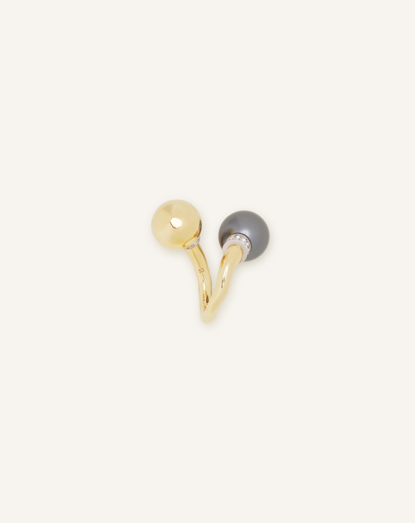 LES PERLES BY LANVIN RING