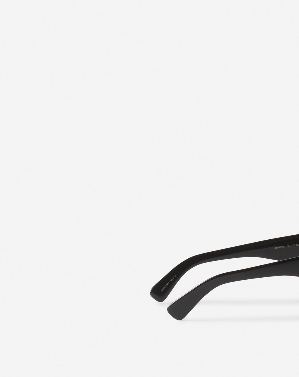 LUNETTES MAXI RECTANGLE LANVIN SIGNATURE