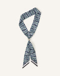 MURANO PRINT SILK TWILLY WITH JEWELRY FASTENER