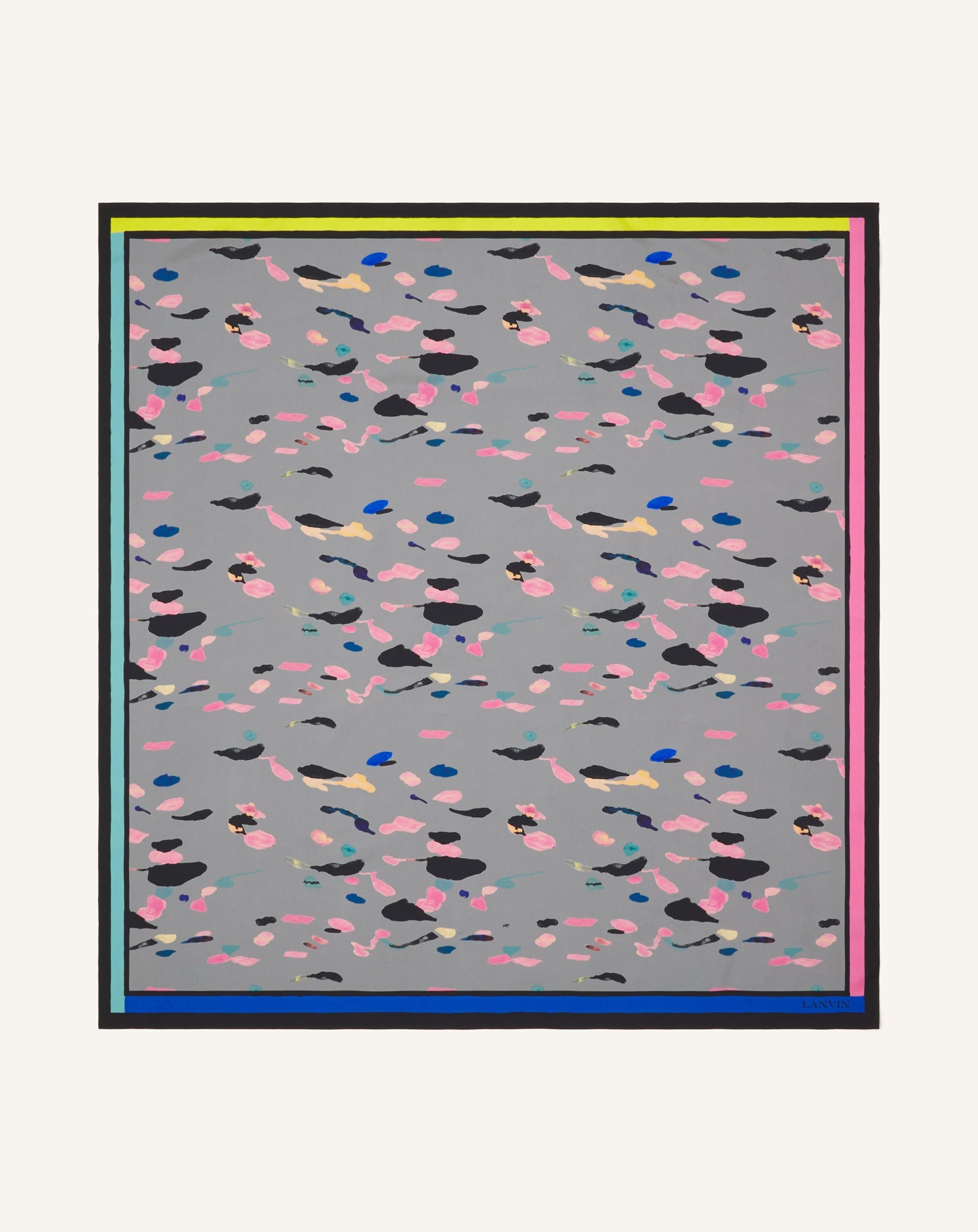 DROP COLOR SILK SCARF