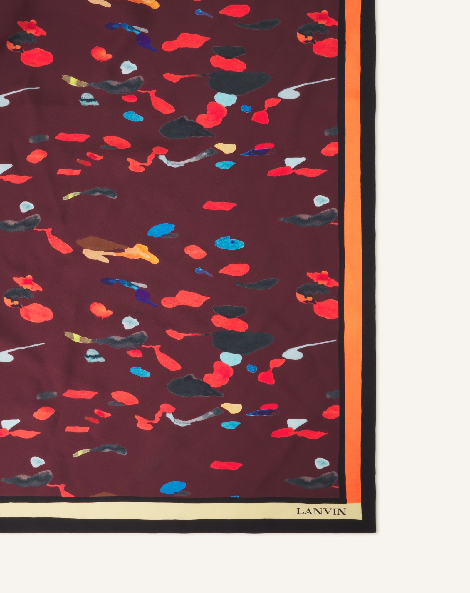 DROP COLOR SILK SCARF