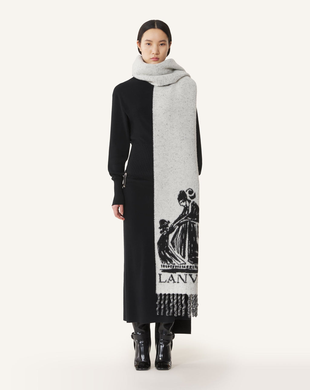 MOTHER & DAUGHTER WOOL SCARF
