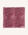 LEOPARD PRINT SILK SCARF
