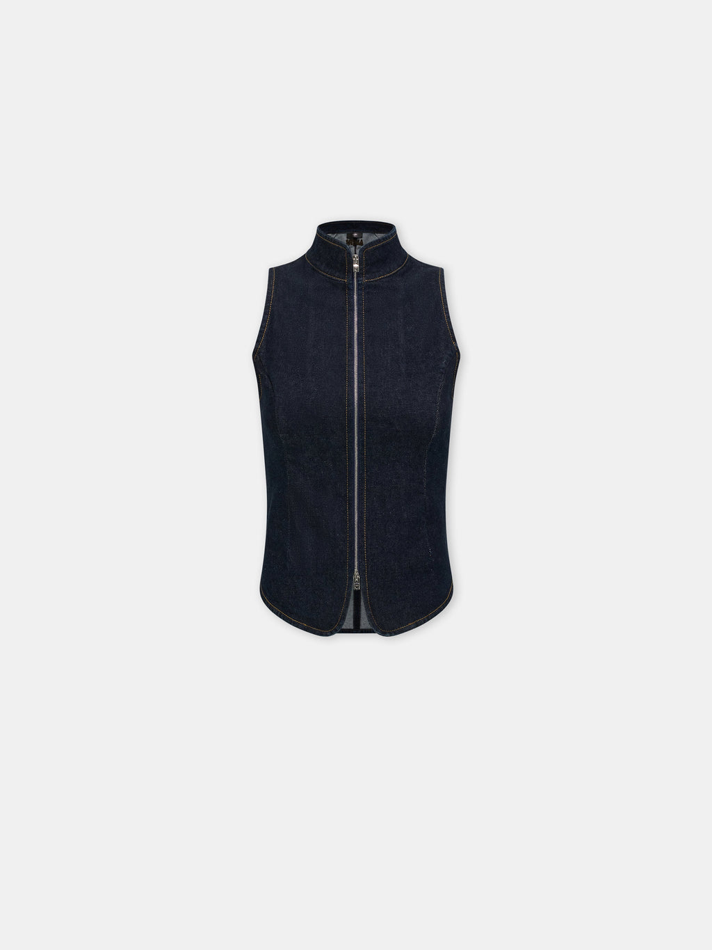 WOMEN - WOMEN'S AMIRI RAW DENM ZIP TOP - Raw Indigo