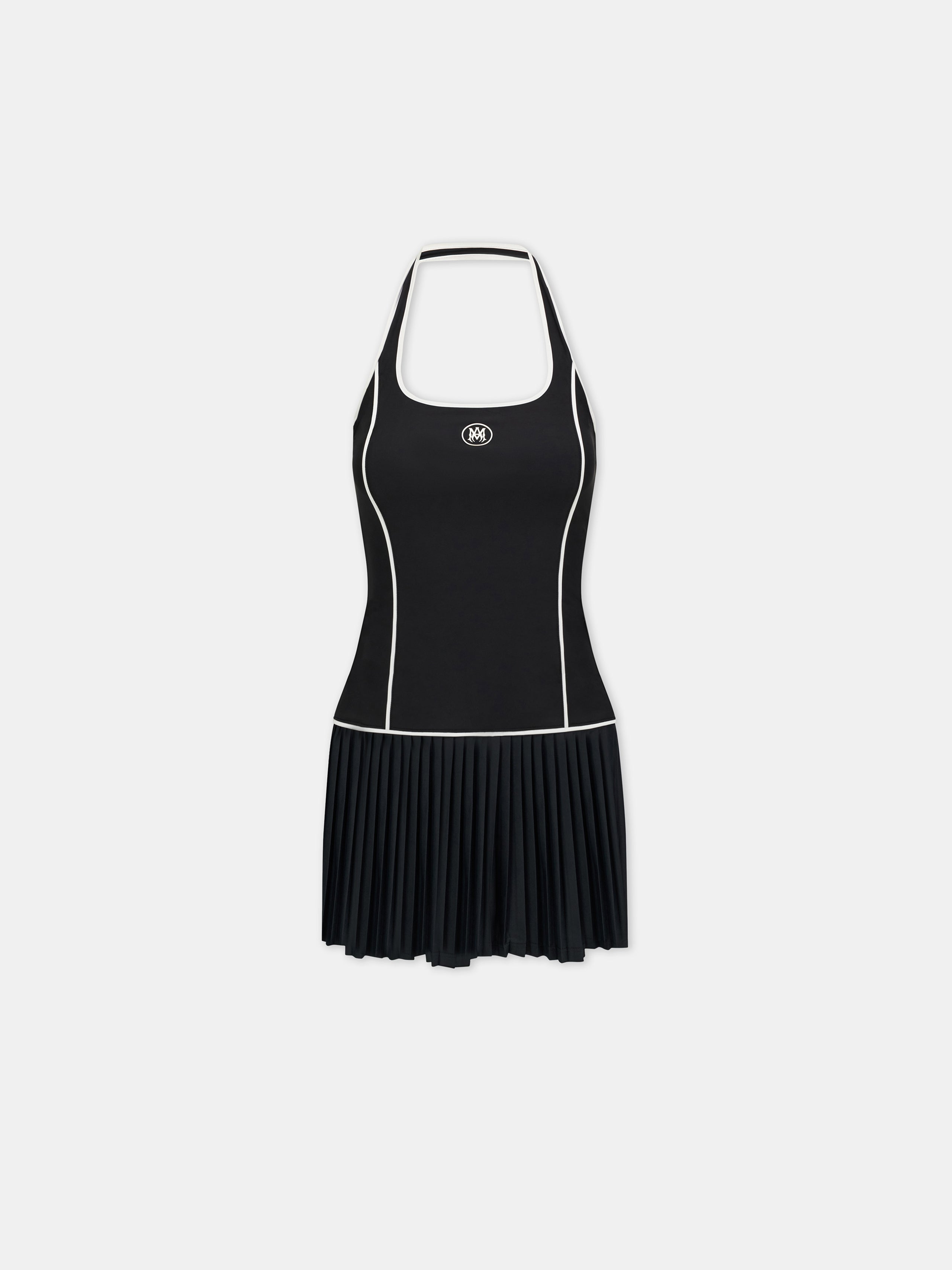 WOMEN - WOMEN'S MA PLEATED MINI DRESS - Black