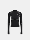 WOMEN - WOMEN'S MA ZIPPED TOP - Black