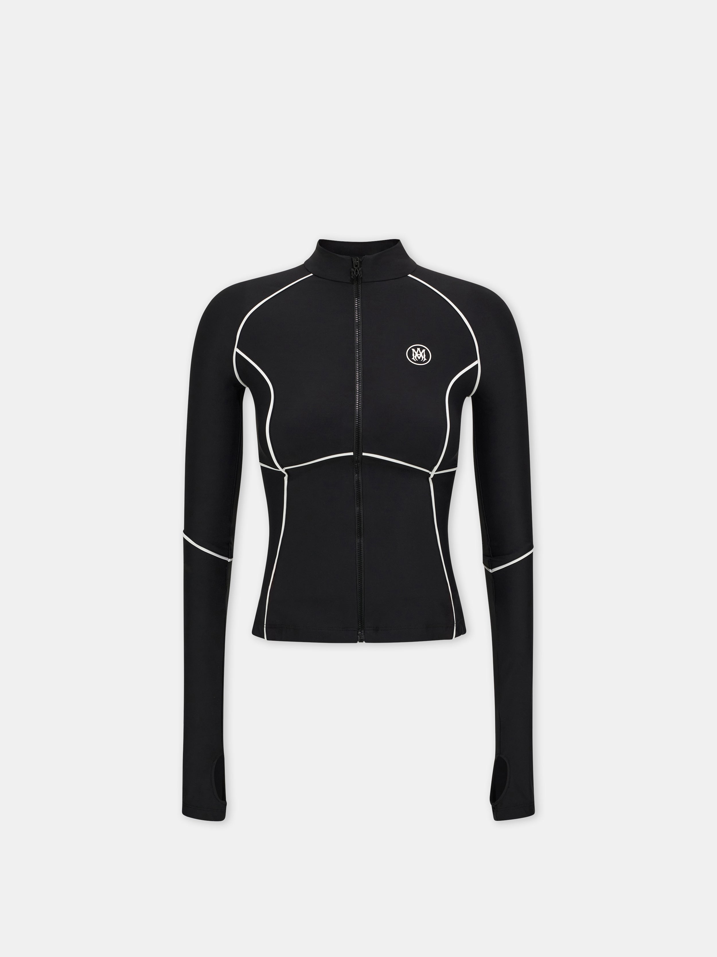 WOMEN - WOMEN'S MA ZIPPED TOP - Black