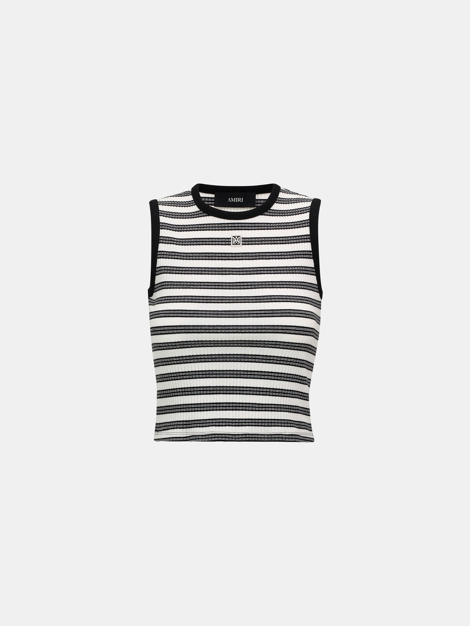 WOMEN - WOMEN'S MA STRIPED SLEEVLESS TOP - White