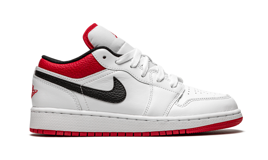 Air Jordan 1 Low GS "White / Gym Red" 553560 118