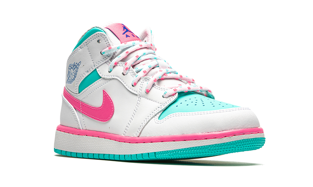 Air Jordan 1 Mid GS "Digital Pink" 555112 102