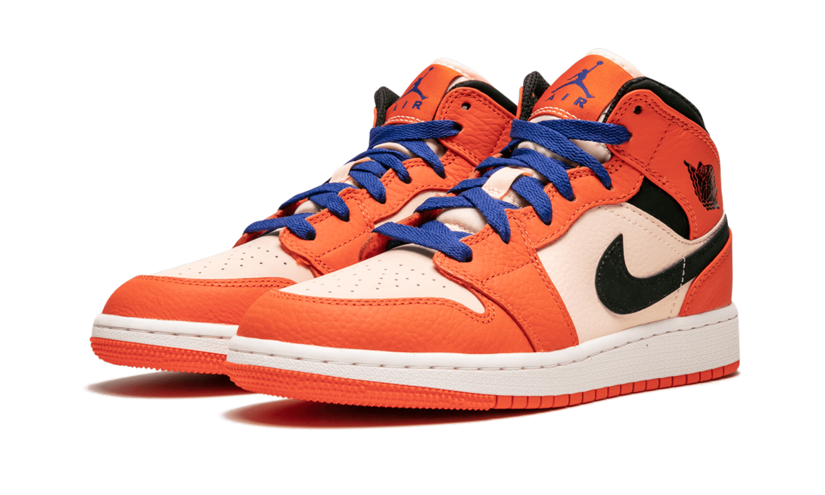 Air Jordan 1 Mid SE GS "Team Orange" BQ6931 800