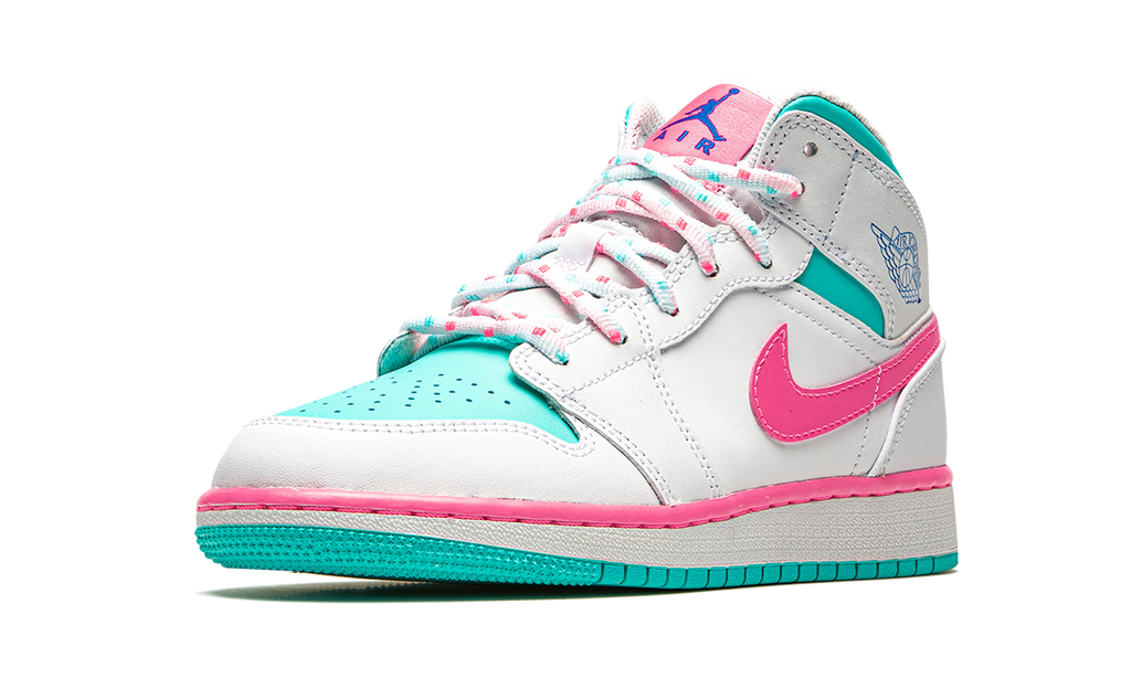 Air Jordan 1 Mid GS "Digital Pink" 555112 102