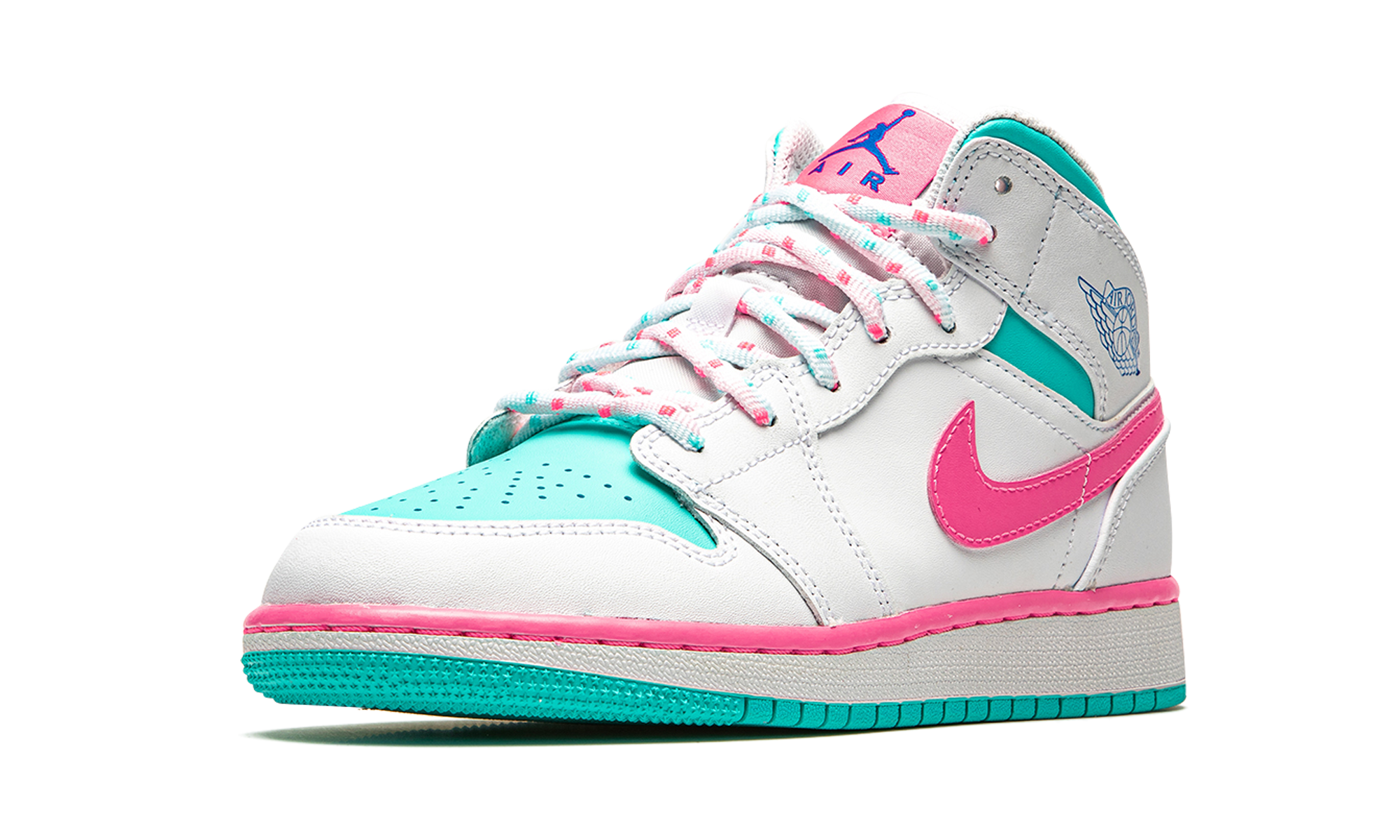 Air Jordan 1 Mid GS "Digital Pink" 555112 102