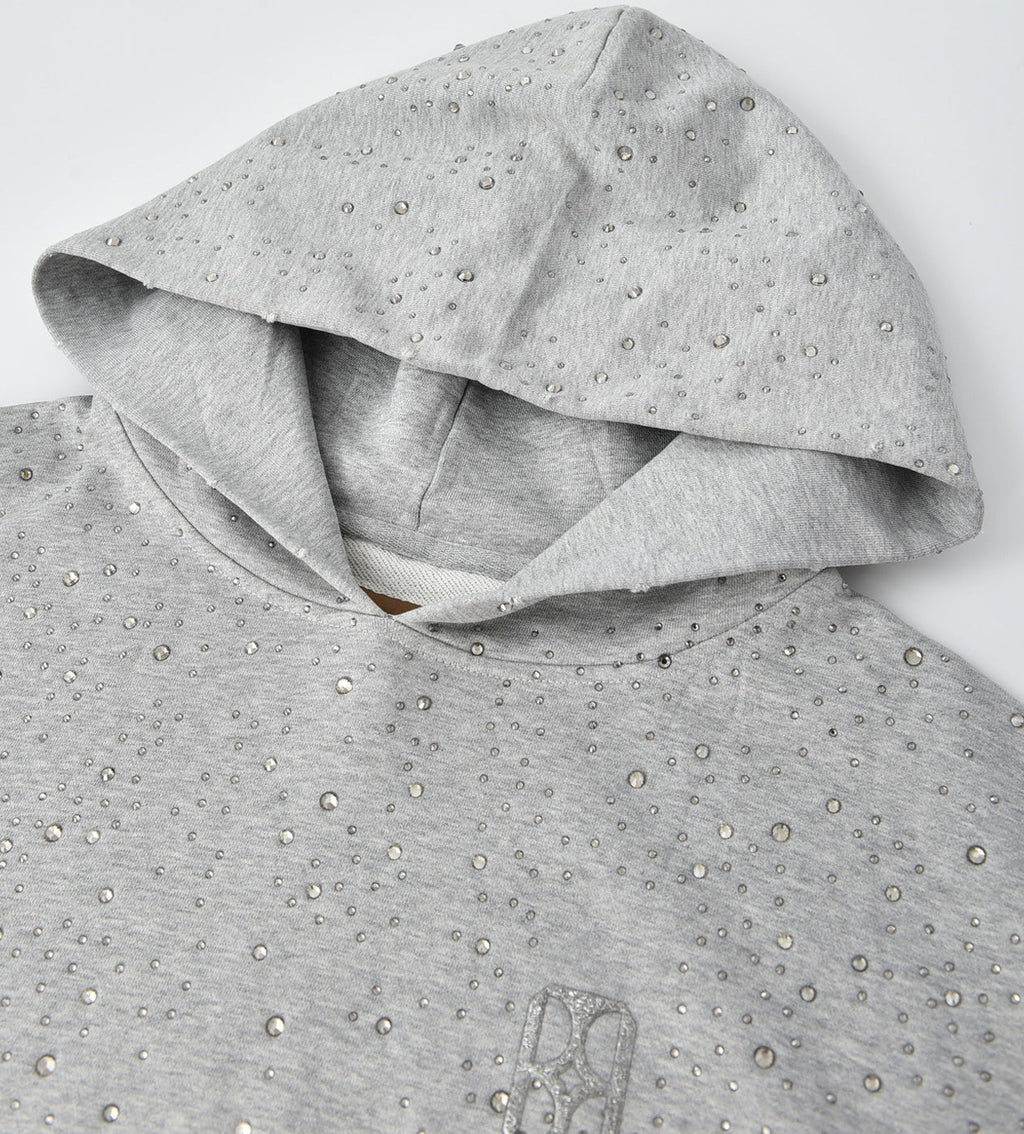 Birth of Royal Child 20k Swarovksi Diamond Hoodie Grey