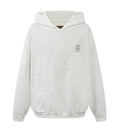 Birth of Royal Child 20k Swarovksi Diamond Hoodie White