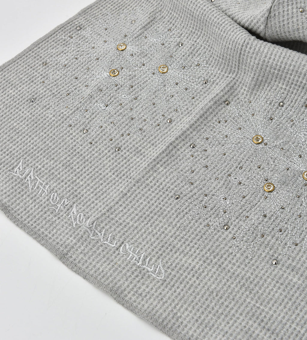 Birth of Royal Child Fireworks Rhinestone Durag Grey