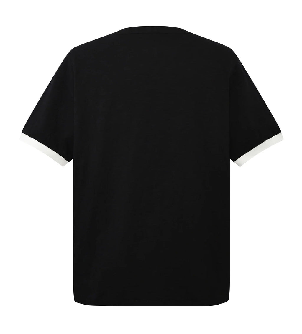 Birth of Royal Child Pearl Patchwork Tee Black