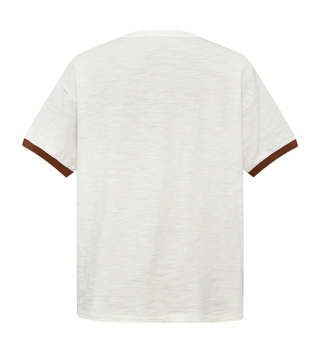 Birth of Royal Child Pearl Patchwork Tee White