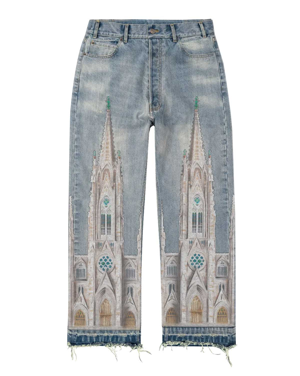 Bravest Studios Cathedral Denim Pants Blue