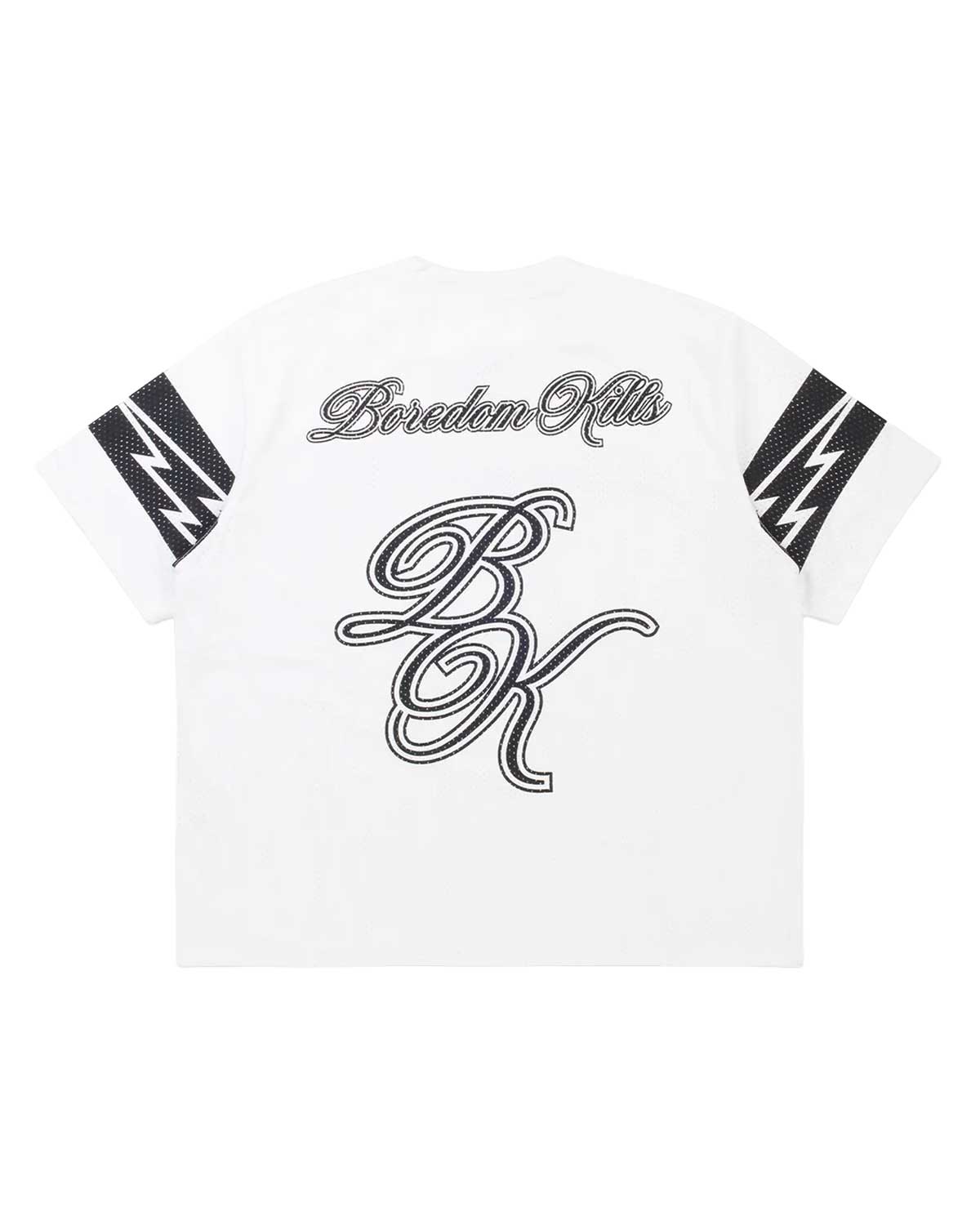 Boredom Kills Mesh Jersey White