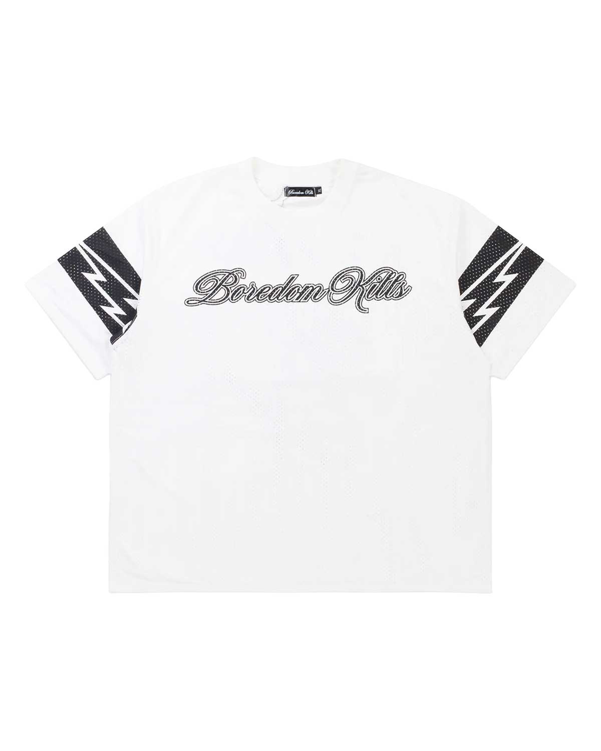 Boredom Kills Mesh Jersey White