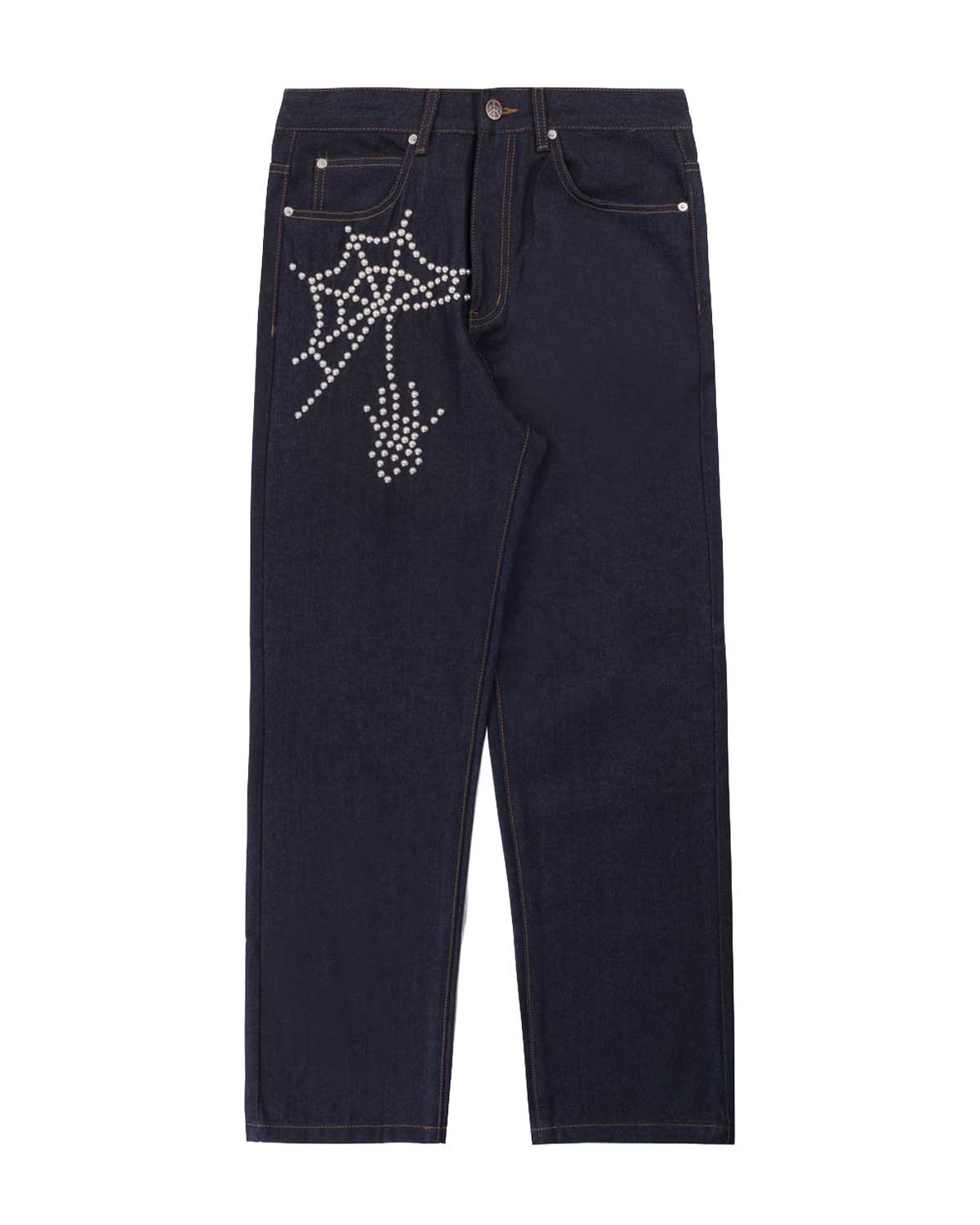 Boredom Kills Spider Pearl Denim Raw Indigo
