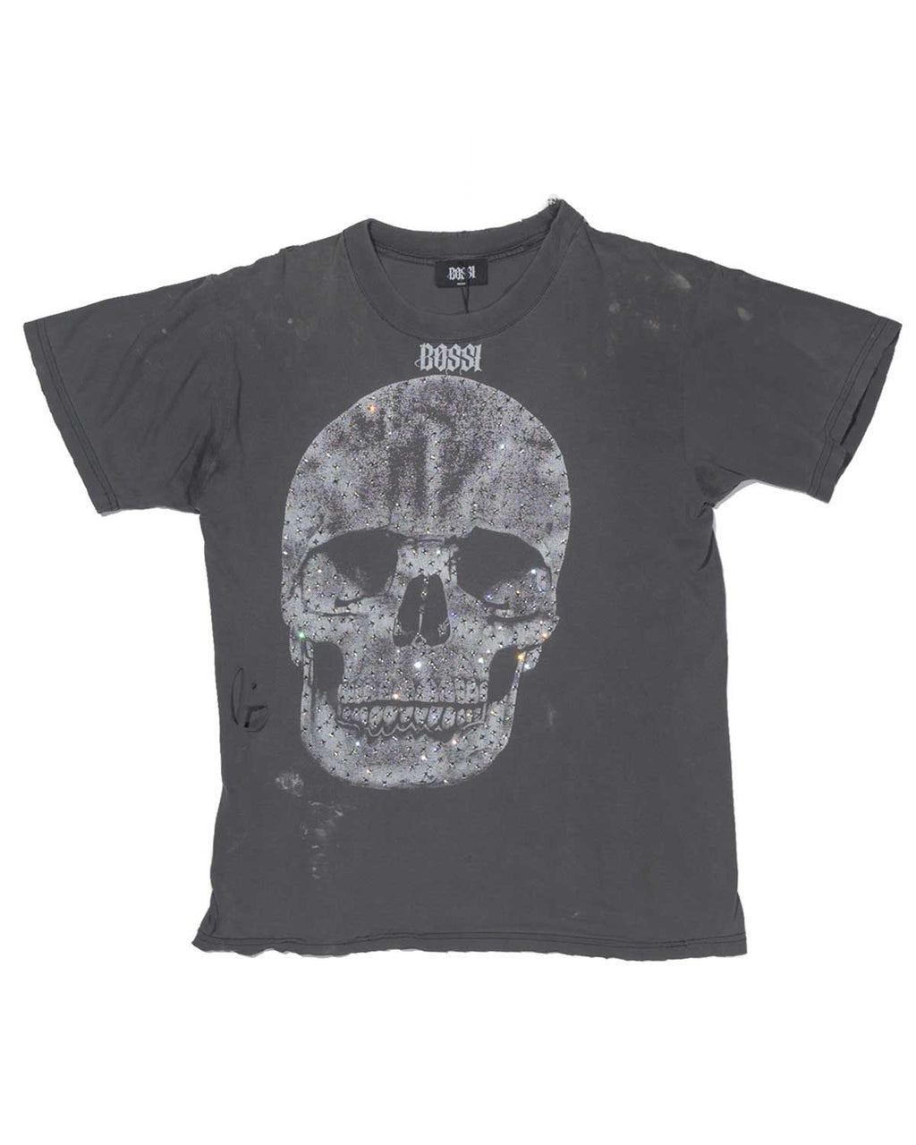 Bossi Vintage Rhinestone Tee Black