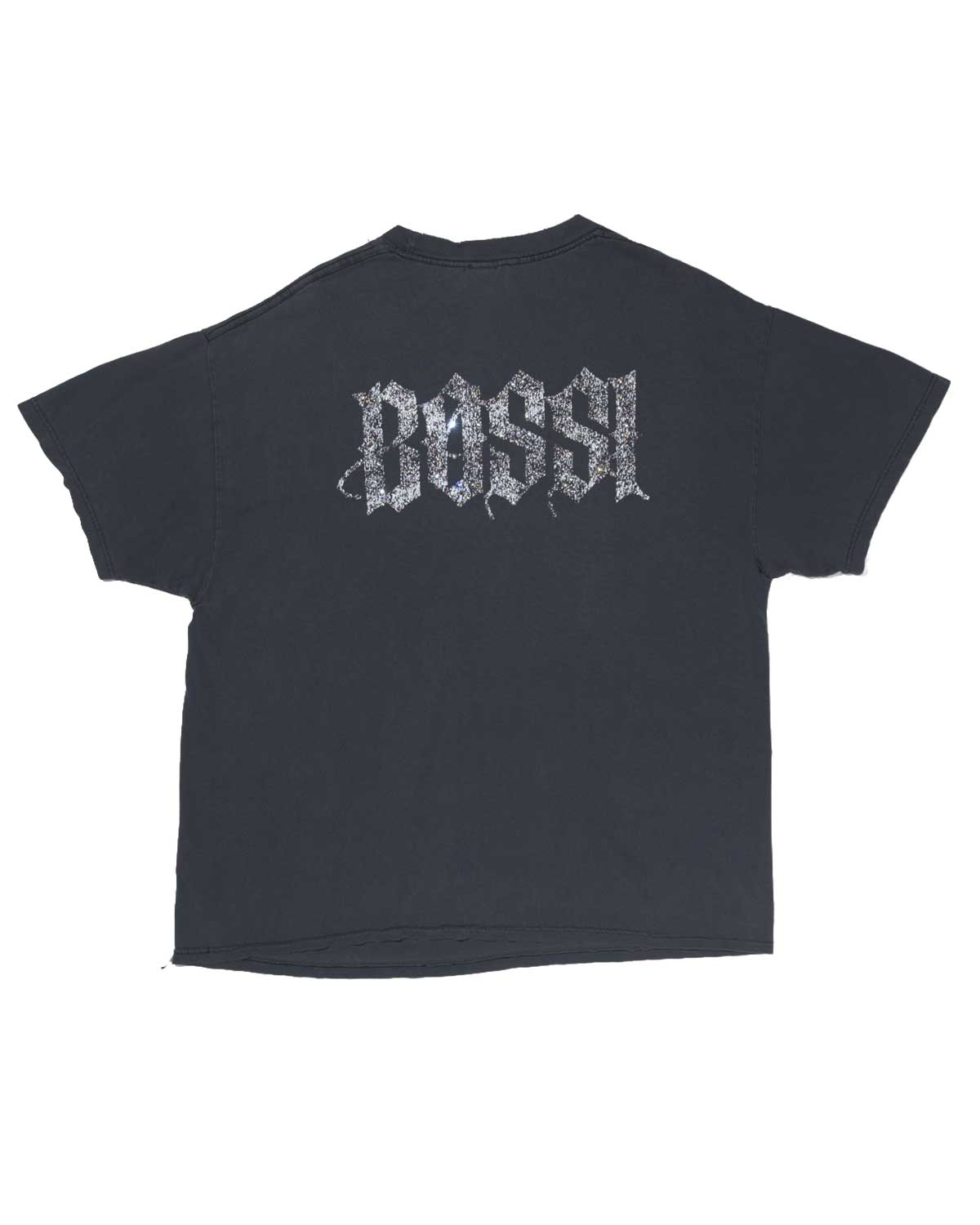 Bossi Vintage Rhinestone Tee Black