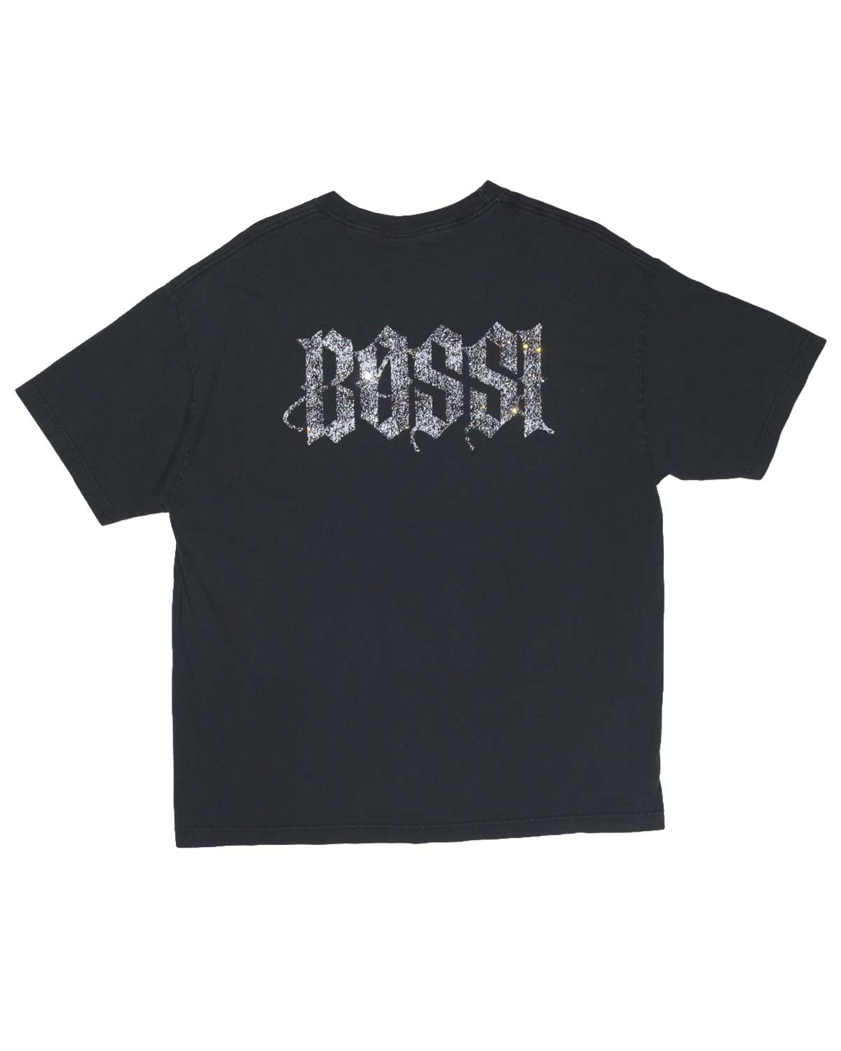 Bossi Vintage Rhinestone Tee Black