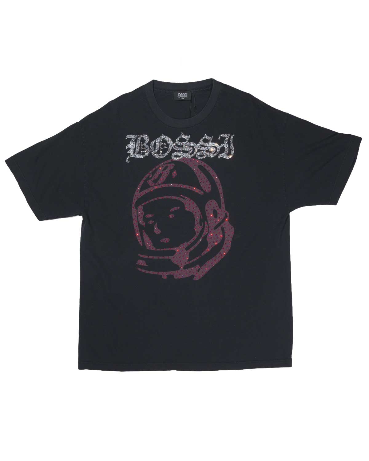 Bossi Vintage Rhinestone Tee Black