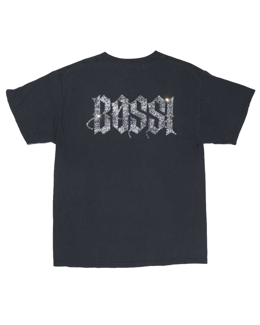 Bossi Vintage Rhinestone Tee Black/Green